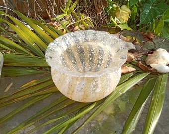 Jarrón de cristal artístico victoriano con salpicaduras de coralina – Jefferson Glass Co.