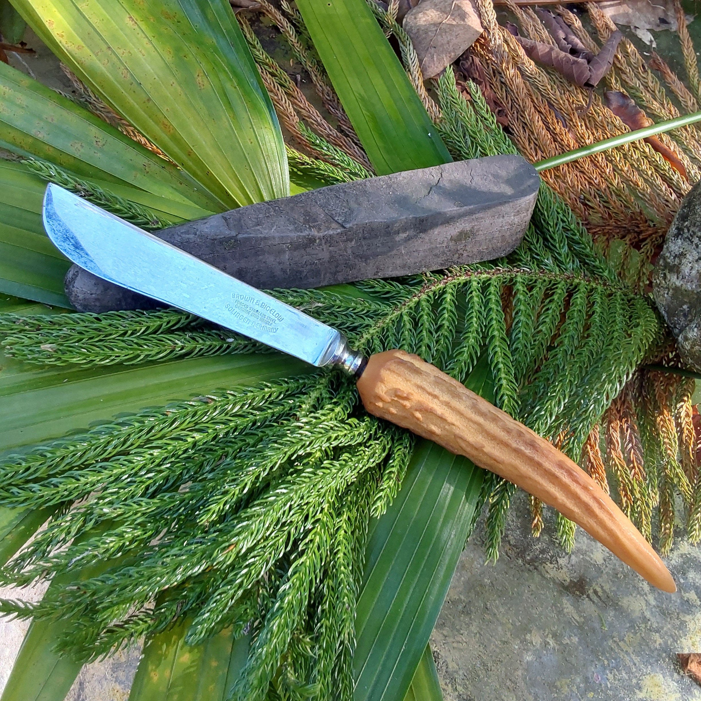 Solingen Stag Handle - Etsy Solingen Stag Handle - Etsy