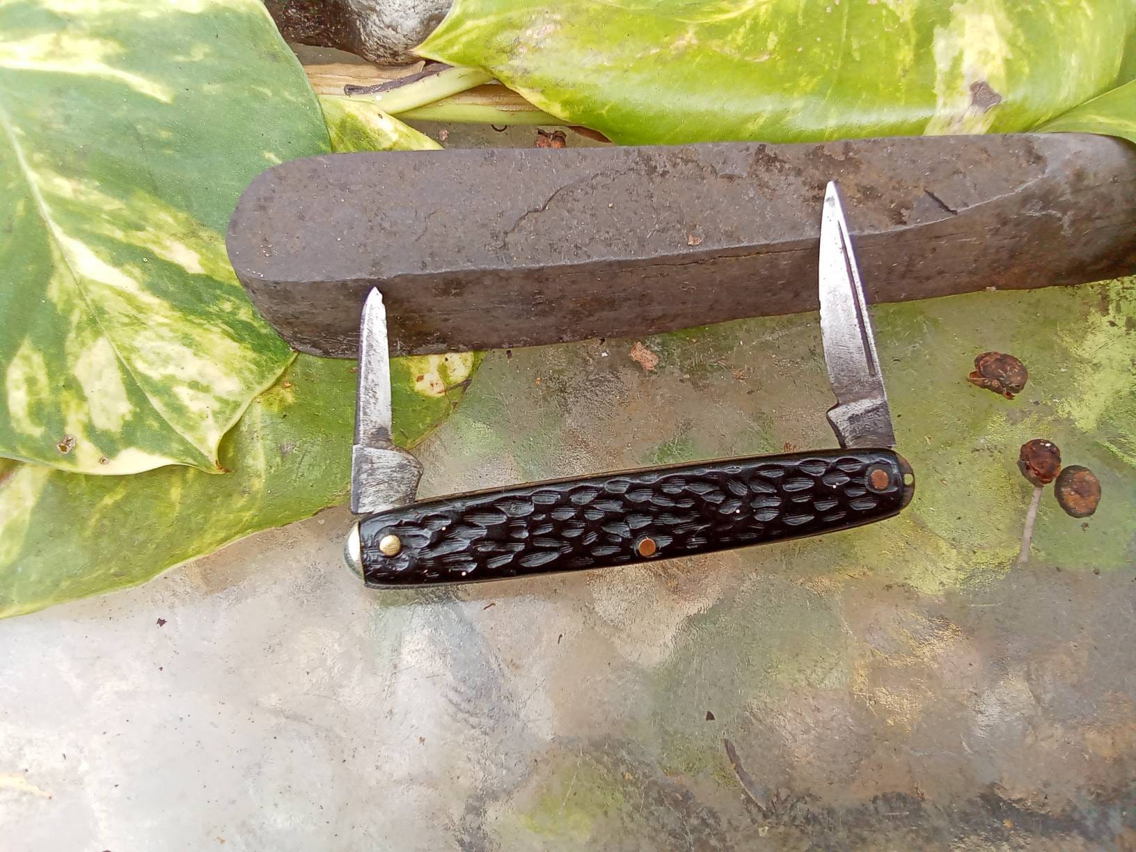 Boker USA 2 Blade Pocket Knife - Old Used Knives - As Found at the Market - "As Is" Please