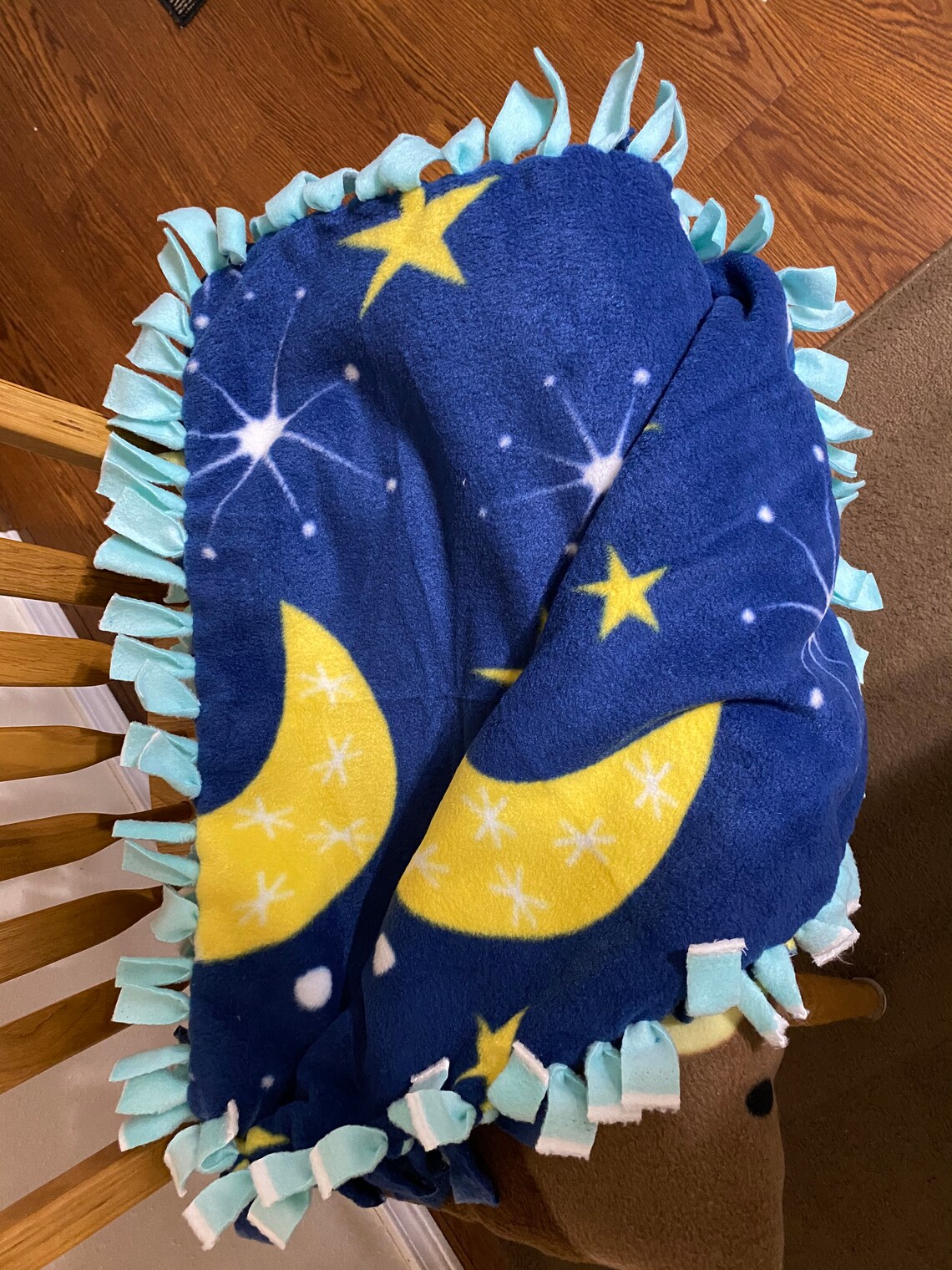 Lets Sleep Under the Stars Fleece Blanket Etsy France