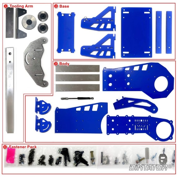 Diktator MAX 272 Tilting Belt Grinder Chassis Kit Etsy UK