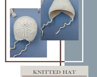 PDF Häkelmuster: Gestrickte Mütze für eine 33-40 cm große Waldorfpuppe - Instant Download