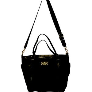 Bolso bandolera de viaje de nailon negro de Kate Spade
