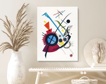 Wassily Kandinsky (1923) Violet Art Decor Vasili Kandinski Wall Decor Giclee Canvas Print Home Decor Abstract Art Print Colorful Art