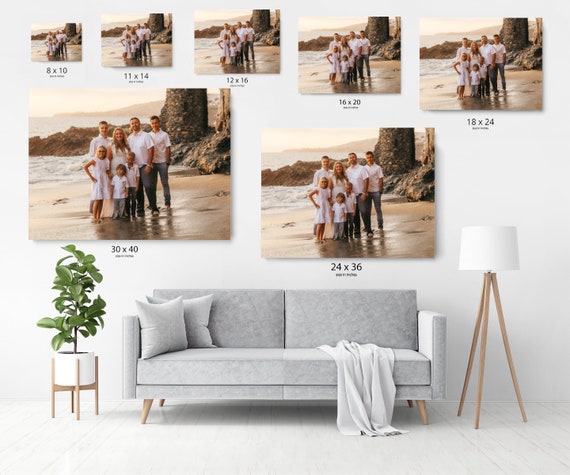 Custom Canvas Prints Couple Photo Canvas Family Photos vacation