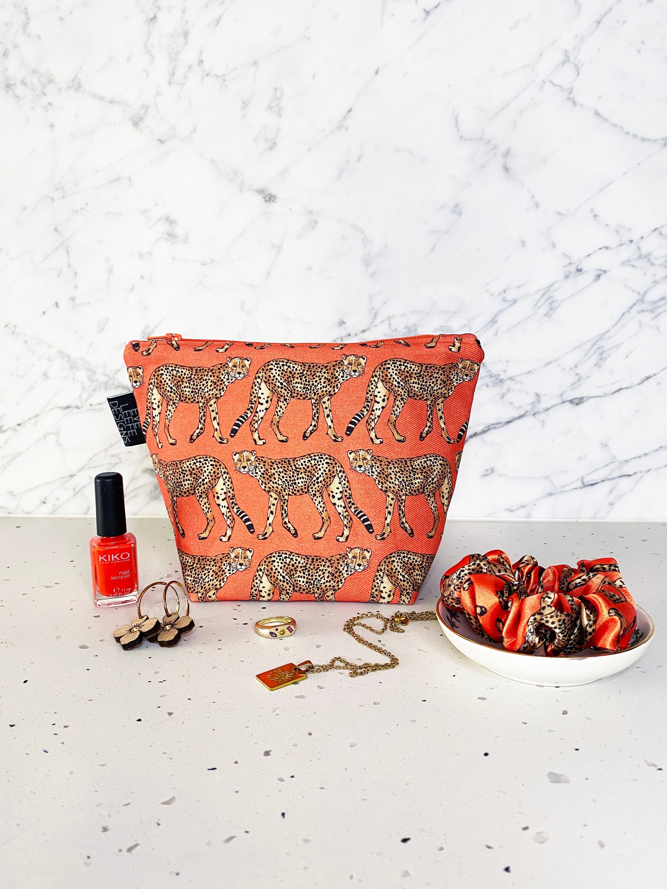 cheetah cosmetic bolsa