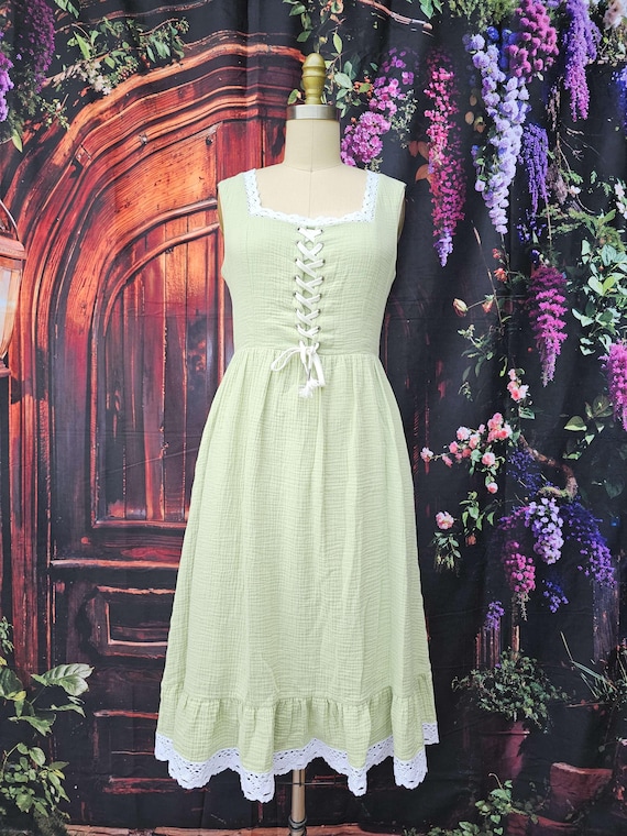 white christmas dresses Odette Linen Dress – LittleWomenAtelier main image 0