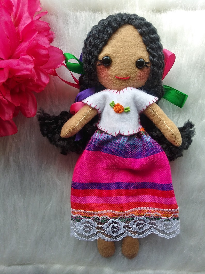 Maria Rag Doll Mexican Doll Rag Doll Art Doll Handmade - Etsy