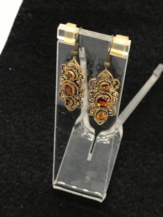 Victorian style dangle earrings - image 3