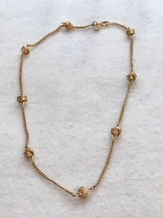 LOVE KNOTS”, Avon necklace, vintage