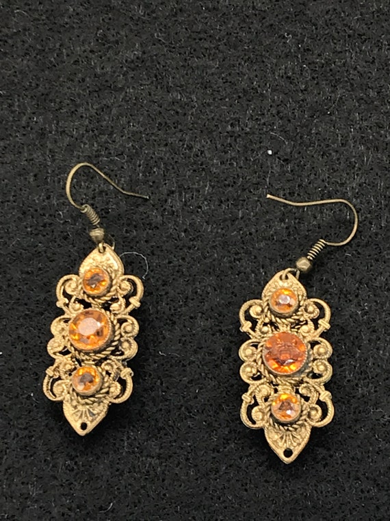 Victorian style dangle earrings