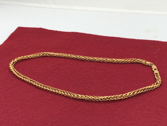 Gold Plated Sterling Silver chain - image 1