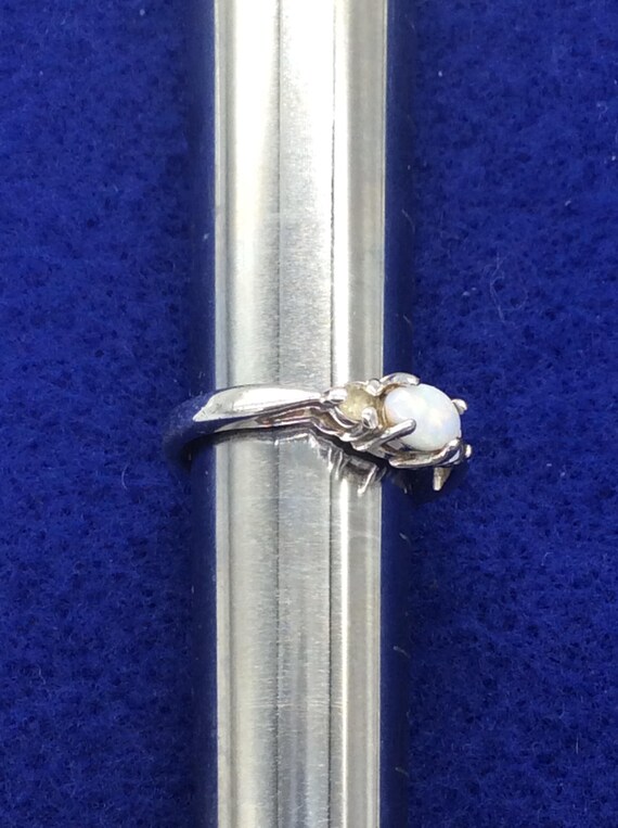 FIRE OPAL RING, Sterling silver - image 4