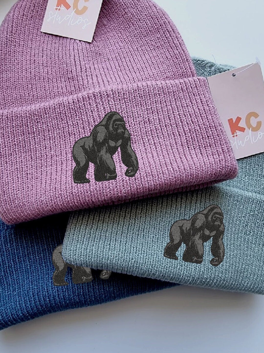Berretto Invernale Lavorato A Maglia Con Ricamo Mucca Scozzese Delle Highlands - Unisex Adulto, Regalo Divertente - 4