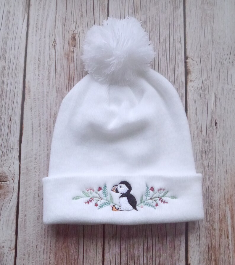 puffin bobble hat
