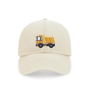 Fun Dump Truck Car Vehicle Embroidered Vintage Style Cap - 100% Brushed Cotton - More Colours - Hat Summer