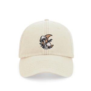 Schöne Celestial Fungi Pilz bestickte Vintage Style Cap - 100% gebürstete Baumwolle - mehrere Farben - kostenlose Lieferung Hut Sommer Style