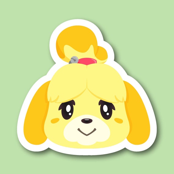 Animal Crossing Isabelle Sticker - Etsy