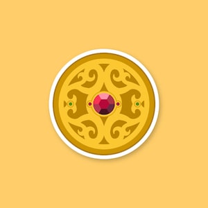 The Legend of Zelda: Breath of the Wild Gerudo Shield Sticker