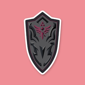 The Legend of Zelda: Breath of the Wild Royal Guard Shield Sticker