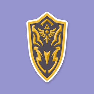 The Legend of Zelda: Breath of the Wild Royal Shield Sticker