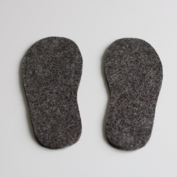 Handmade insoles, wet felt insole, Warm comfortable wool insoles