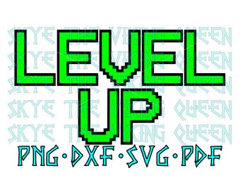 Level Up Svg Etsy