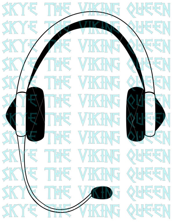 Gaming Headset SVG Etsy