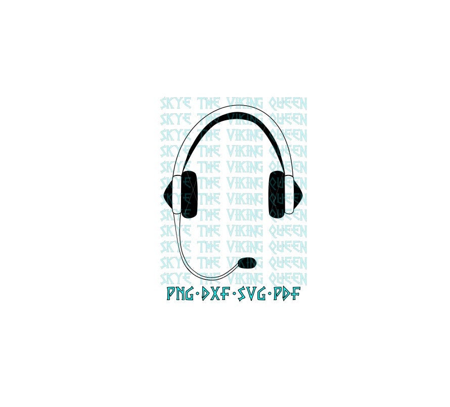Gaming Headset SVG Etsy