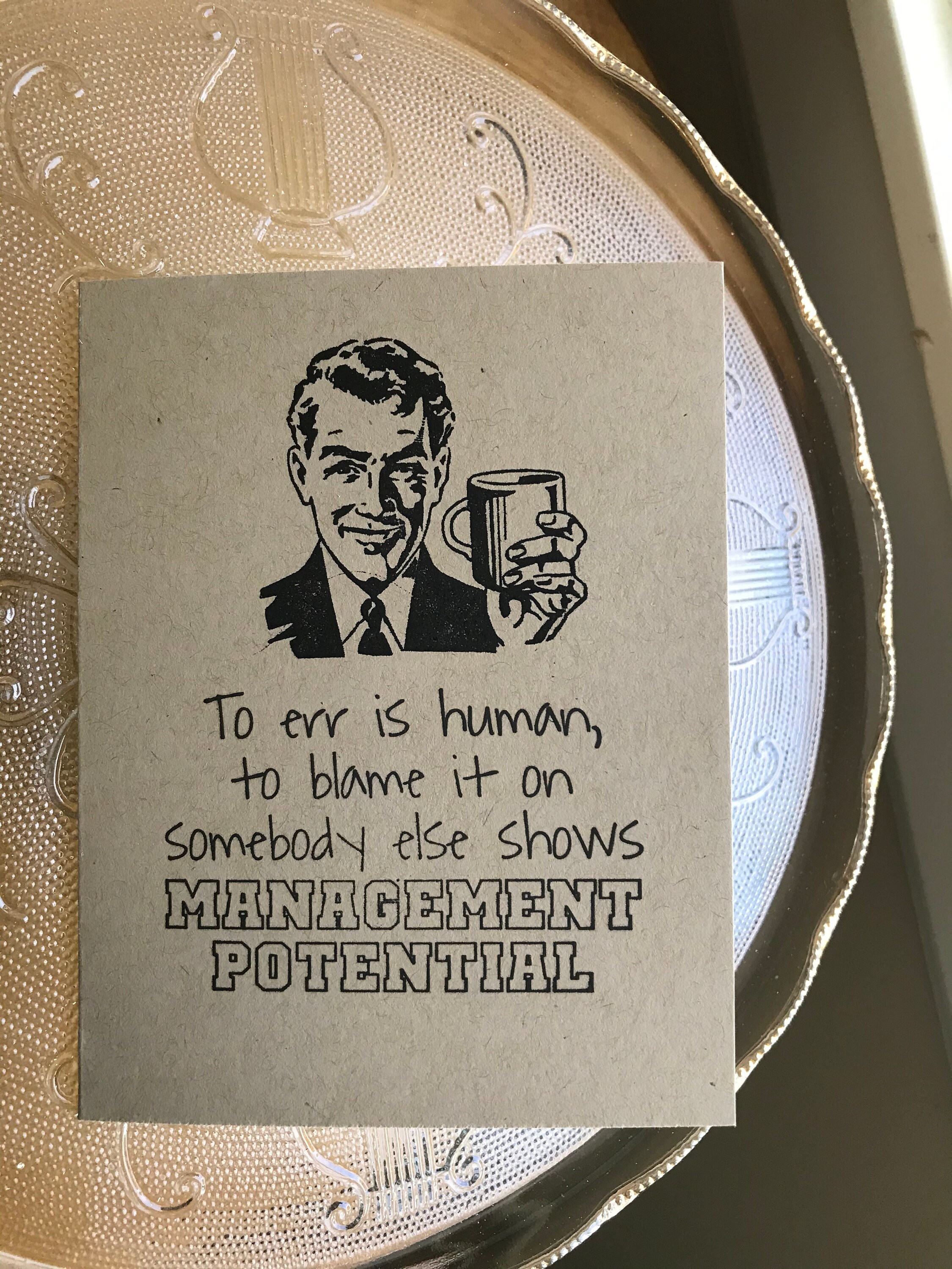 Funny Notecard Greeting Card Blank Inside Homemade Retro Card Etsy UK