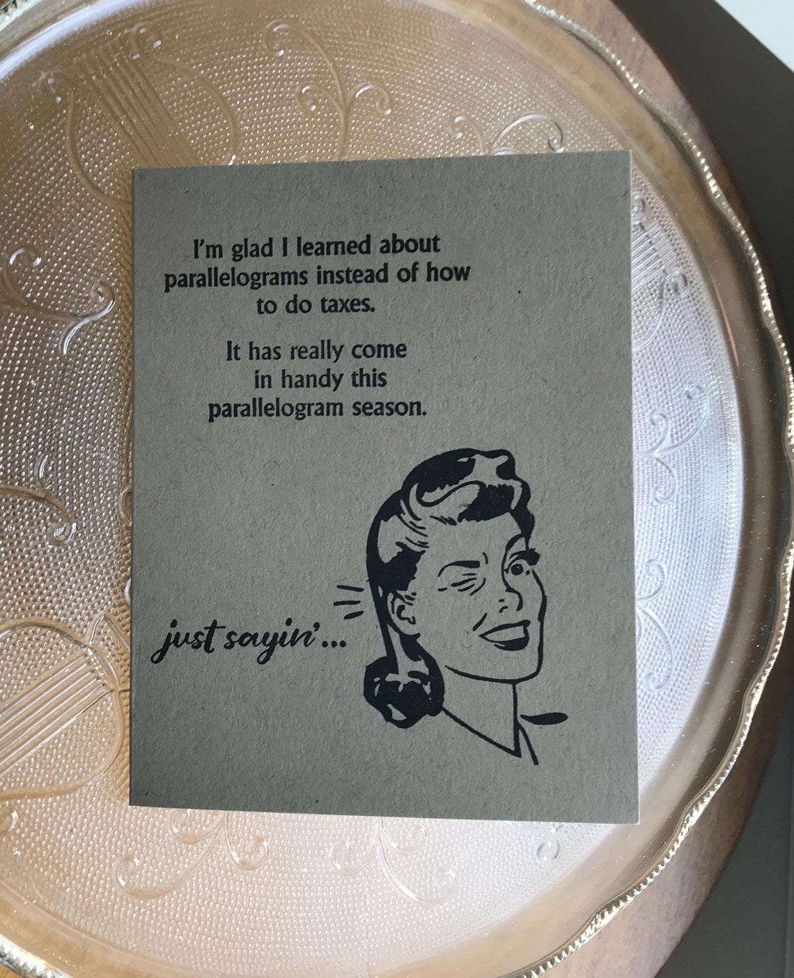 Humorous Funny Notecard Greeting Card Blank Inside Handmade Etsy UK