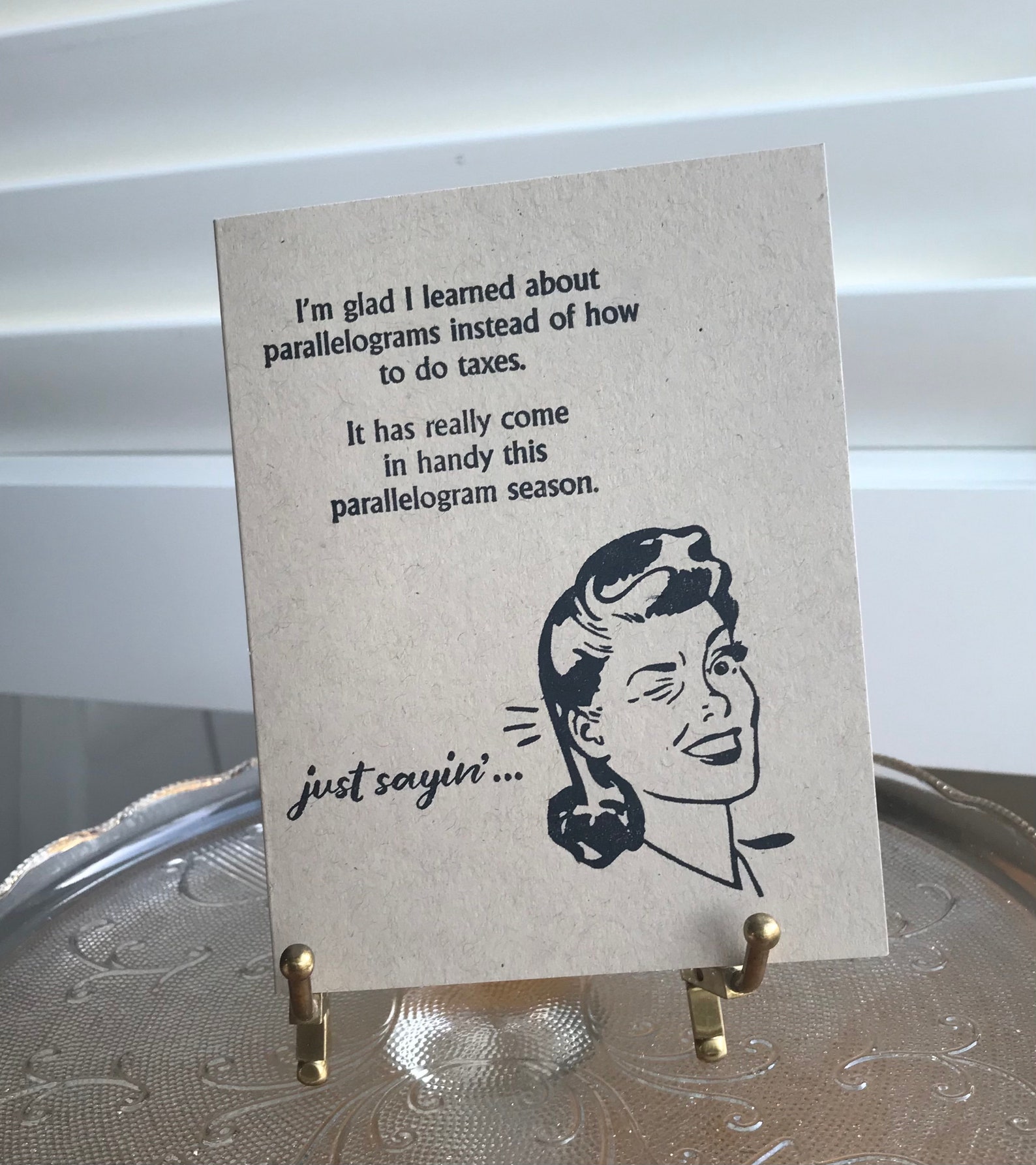 Humorous Funny Notecard Greeting Card Blank Inside Handmade Etsy UK