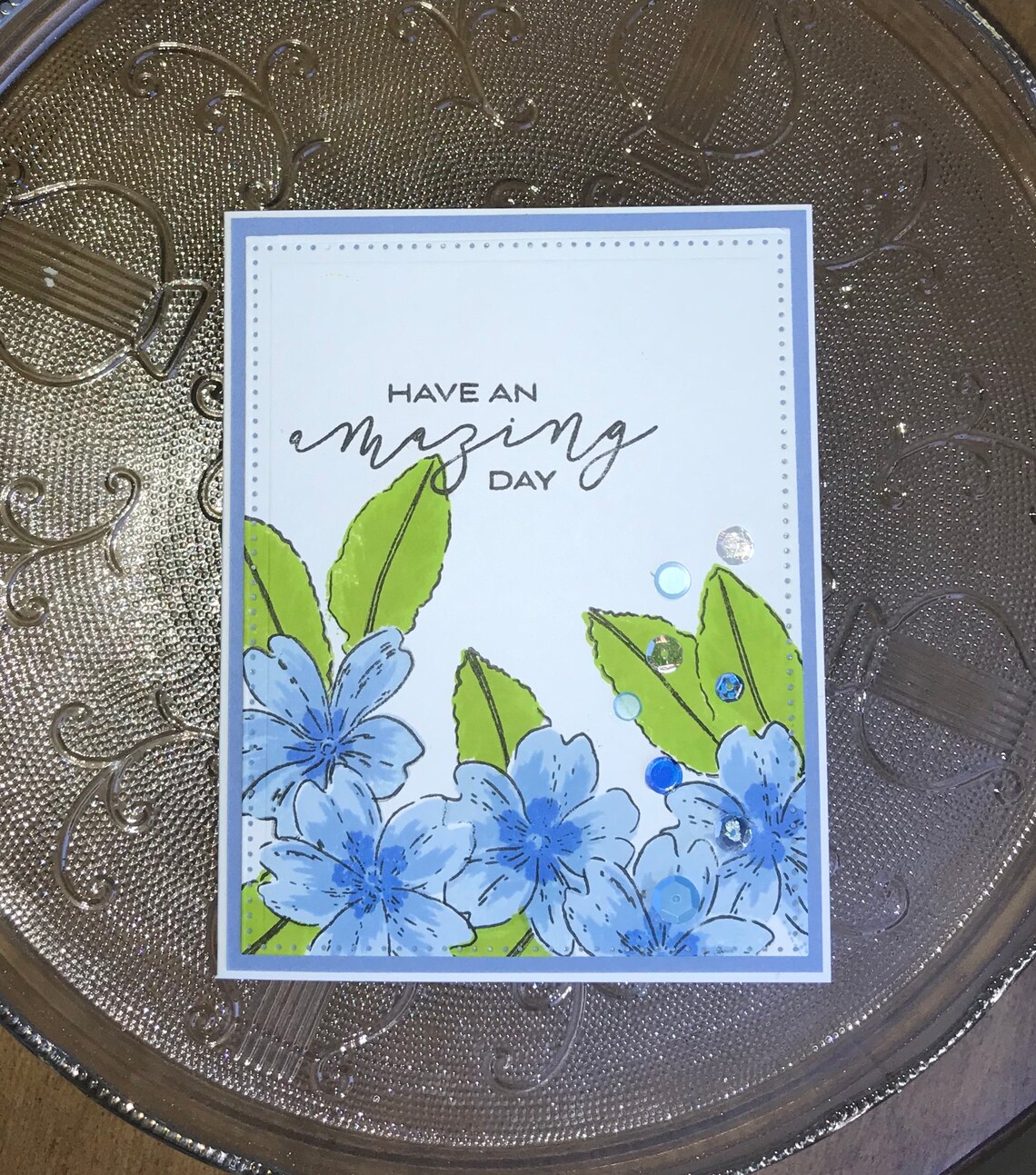 Homemade greeting card blank inside handmade any occasion Etsy