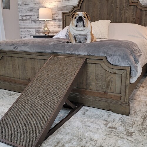 Dog Ramp for Bed Large Pet Ramp Wooden Adjustable Ramp Etsy