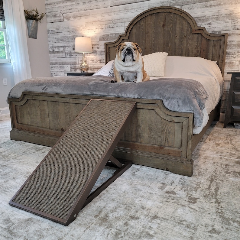 Dog Ramp for High Bed Large Pet Ramp Wooden Adjustable Etsy