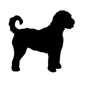 Goldendoodle Silhouette Clip-art, SVG, PDF, AI, Jpeg