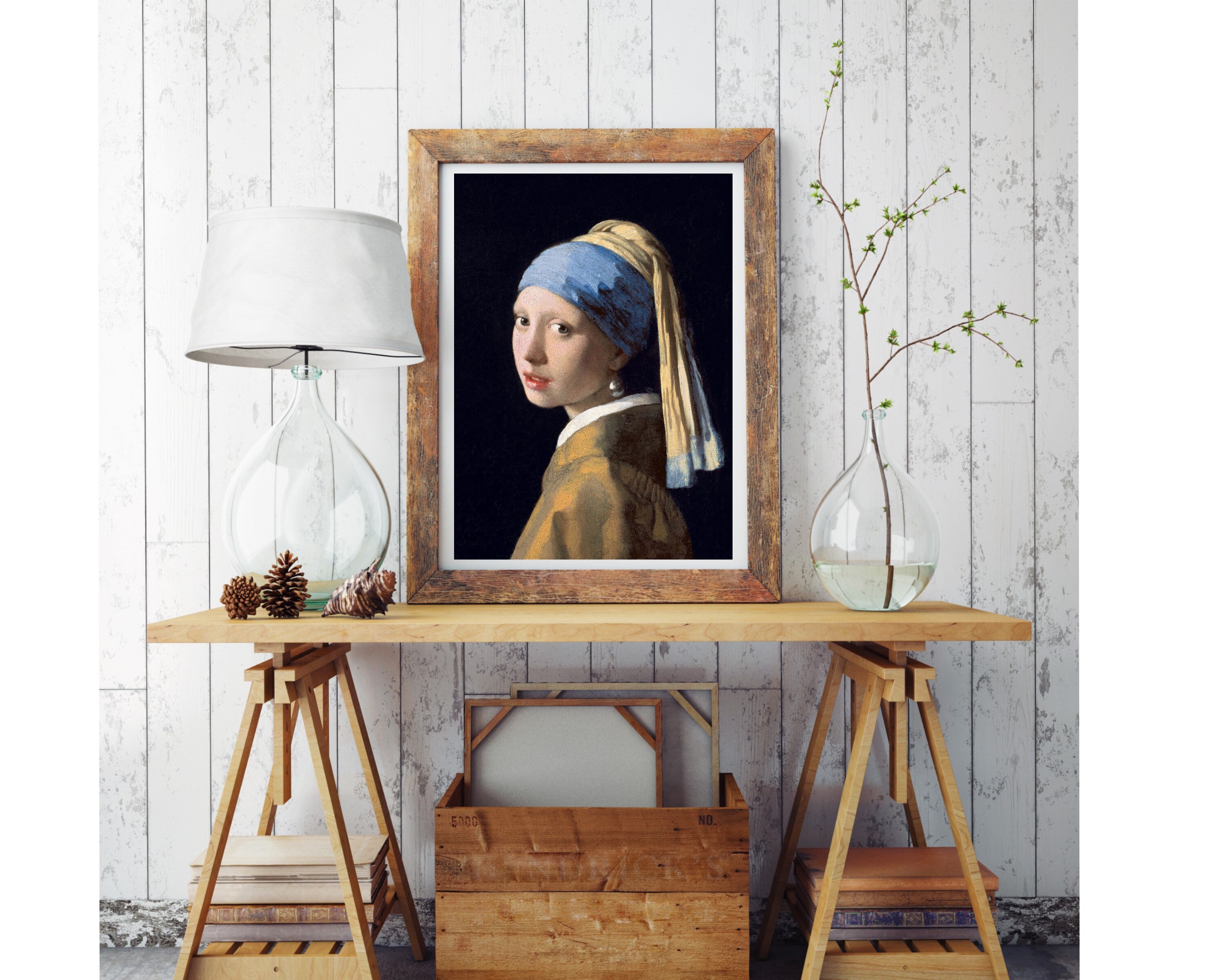 Girl With A Pearl Earring by Johannes Vermeer fine art giclee | Etsy