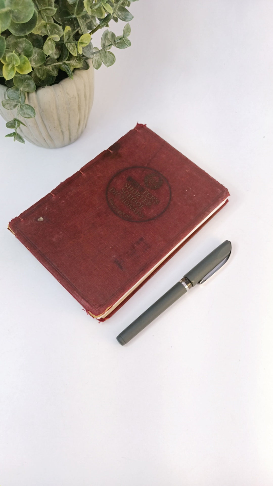 1914 Webster's Shorter School Dictionary Upcycled Etsy