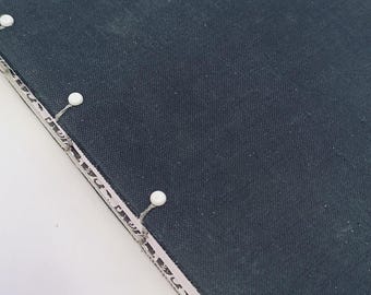 Upcycled 1935 'In His Steps' Book Journal: Hand Stitched Coptic Binding