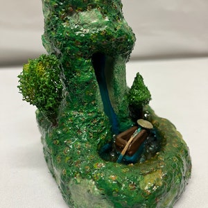 Sleeping Master. Backflow Incense Waterfall.