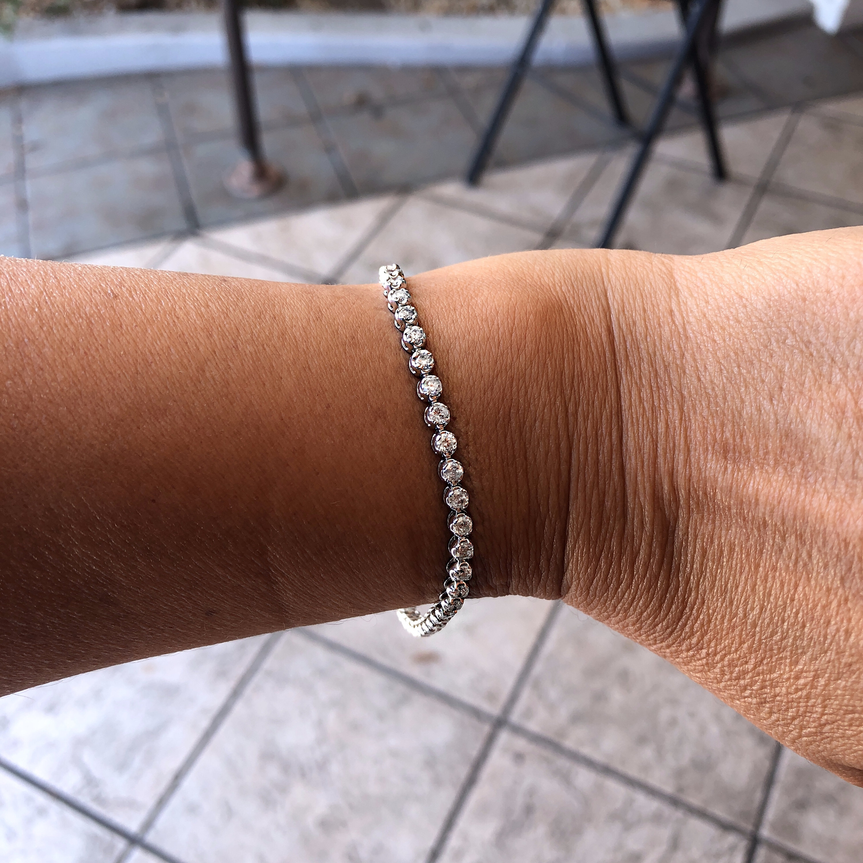 10k #whitegold #diamond #bracelet #available #3ctw #naturaldiamonds on sale  today $3294.99. #ijazstore #ijazjewelers #thejewelerofkingsan... | Instagram