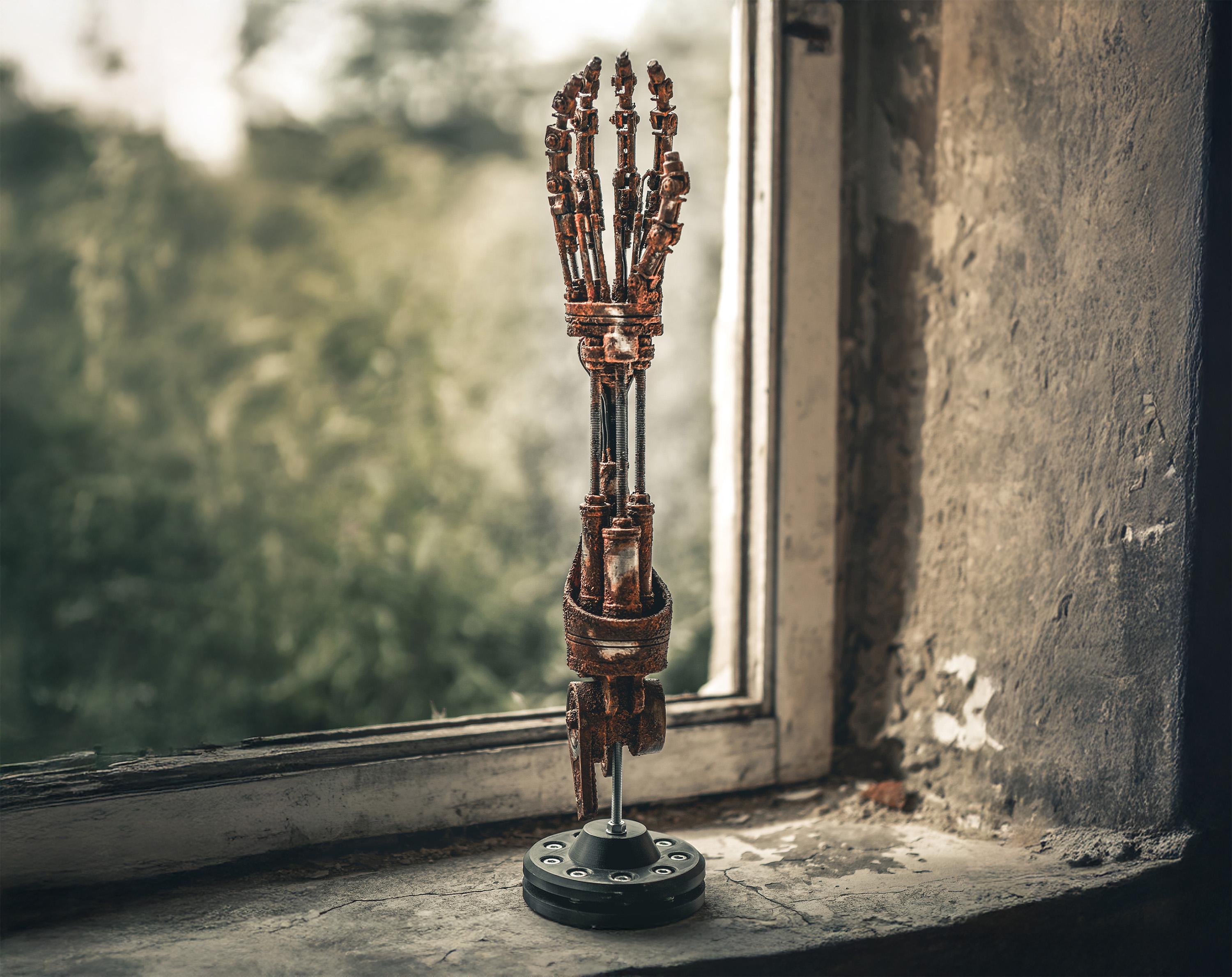 Terminator T-800 Endoskeleton Arms: Classic + Weathered Edition, Life ...