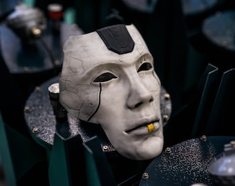 Réplica de la máscara de Ash, inspirada en Apex Legends, pieza de cosplay para videojuegos, artículo de exhibición, decoración para videojuegos
