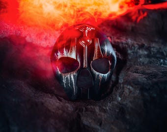 Sith Lord Darth Nihilus Mask - Dark Edition, Star Wars Old Republic Replica for Cosplay and Display