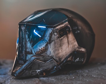 Custom Made Helmets - Wearable Cyberpunk Styled Military Airsoft / Cosplay Helmet Only Made for Order