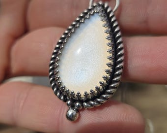 Handmade Sterling Silver Moonstone Pendant