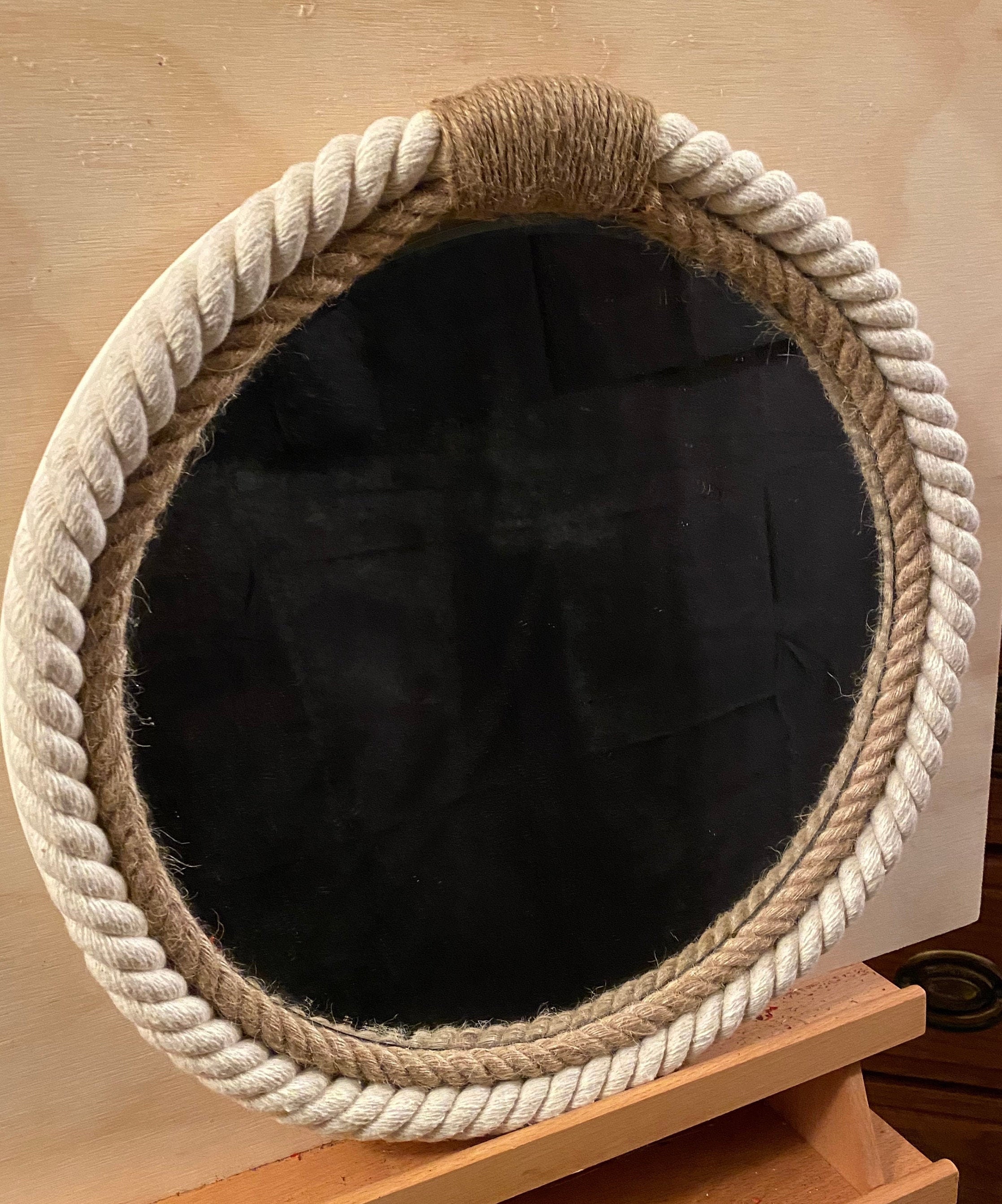 Nautical rope mirror Etsy