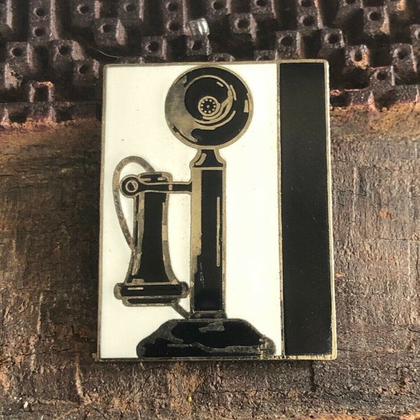 Vintage ANDY WARHOL "Telephone" Brooch Pin by ACME Studio Rare