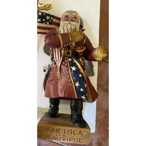 America The Beautiful Santa By Pam Schifferl For Midwest Of Cannon Falls