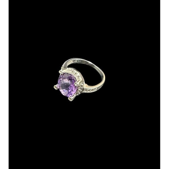 Signed PJC 925 Sterling Silver, Amethyst, and CZ … - image 6